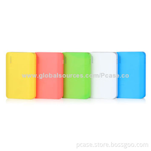 Power Bank for Smart Mobile Phones, 1,000/2,100mA Output Current, 6,000mAh Battery Capacity